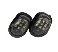 ZOUWZIOU Indicatori direzione Lampeggiatore per moto 12V 9 LED Indicatore di direzione giallo Illuminazione goccia d'acqua Indicatori di direzione per moto Coppia di luci Piranha