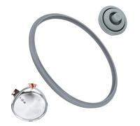 Zovator Set di 2 guarnizioni per pentola a pressione per WMF Perfect, anelli in gomma, per pentola a pressione, 3 l/4,5 l/6,5 l/8,5 l, 8,5 l, set da 2 pezzi