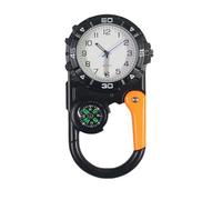 ZOVEDAIUG Moschettone digitale con clip per orologio, zaino, cintura da taschino, impermeabile e antiurto, orologio al quarzo che si illumina al buio per sport all'aria aperta, Stile 2., moderno