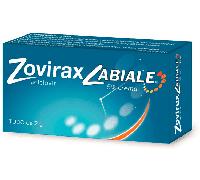 Zovirax Labiale Infezione Virus Herpes Simplex (Herpes Labiale) Labbra Adulti e Adolescenti 2 g