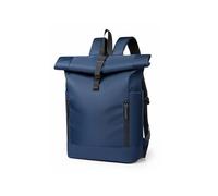 ZOVYRON Zaino impermeabile per uomo/donna, grande zaino per computer portatile, zaino da viaggio per lavoro, viaggi d'affari e università, Blu scuro, L, alla moda