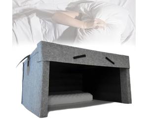 Zowdrix Cabina Insonorizzata per Dormire, Spazio Privato Portatile - Insonorizzata, A Prova di Luce, con Altoparlanti Bluetooth per La Camera da Letto Migliora La qualità del Sonno