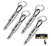 ZOWEXIQ 4 Pezzi Portachiavi da Parete, Porta Chiavi da Muro, Chiave Chitarra Portachiavi Gancio Montaggio A Parete, Appendichiavi, Oggetti Vintage Arredo, per Aree d'Ingresso e Dietro le Porte