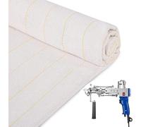 zowwfast Panno per tufting, panno monaci con linee gialle contrassegnate per tufting, tessuto professionale per pistole da tufting per tappeti fatti a mano (1.5M*2M)