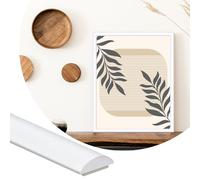 ZOWZOW 8M Modanatura Adesiva per Pareti, Nastro di Decorazione Auto-Adesivo per Porte, Finestre, Specchi Flessibili, Pareti, Soffitti, Pavimenti, Armadi, Piastrelle, e Bordi