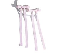 ZOYA Premium Fermaglio per capelli rosa con fiocco per ragazze, accessorio elegante ed elegante per ogni occasione