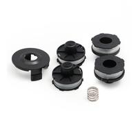 Zoyatech Bobine di filo per decespugliatore Makita, con coperchio e molla | 4 fili in nylon per decespugliatore DUR-Serie UR, lunghezza 8,4 m, diametro 1,6 mm, dimensioni della bobina 62,5 x 42 mm