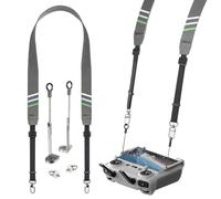 ZOYDP Cordino da Collo per DJI RC/RC 2, Regolabile Cinturino Per DJI Controller in PU, Cinghia per RC Compatibile con DJI Mini 4 Pro/Mini 3 Pro/Mavic 3/Mini 3/Air 3, con Vite in Alluminio