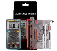 ZOYI Multimetro digitale ZT-102 Gamma automatica 6000 Conteggio AC/DC Amperometro Voltmetro Ohm Hertz Vero RMS Tester Misuratore portatile
