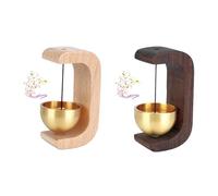 Zoyiancy 2 Stück Glocke, Kupfer Türglocken Bell, Ladenbesitzer Türklingel mit Magnetische für Tür Geschäfte Ristoranti Kleiderschrank Caffetterie Haustüren