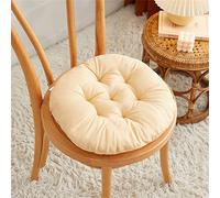 ZOYIEP Set di 4 cuscini rotondi per sedia, 40 x 40 cm, per interni ed esterni, 40 x 40 cm, Tatami, morbidi cuscini per sedie da giardino (#5)