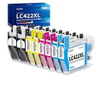 Zoyood LC422XL LC-422XL Cartucce Compatibili per Brother LC422 LC-422XL LC-422XLVAL Value Pack per Brother MFC-J5740DW MFC-J5340DW MFC-J6540DW MFC-J6940DW MFC-J5345DW Stampanti (8-Pezzi)