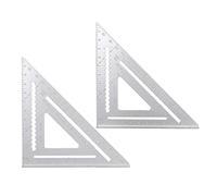 ZOYOSI 30,5 cm in lega di alluminio angolo retto triangolo righello goniometro framing strumenti di misura