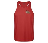 ZOYTPRZ Canotta Sportiva Estiva Traspirante in Rete da Uomo con Schiena a Y per Monster Hunter, Canotta Sportiva Sportiva Dry-Fit per Allenamento e Corsa,D-3XL