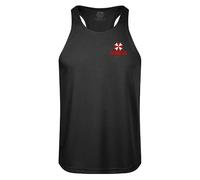 ZOYTPRZ Canotta Sportiva Unisex Traspirante Tipo Y per Resident/Evil/Umbrella, Asciugatura Rapida, per Fitness, Corsa, Allenamento, Bodybuilding,C-S