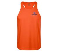 ZOYTPRZ Canottiere Sportive da Uomo con Schiena a Y per Scania, Canottiera Sportiva Estiva Traspirante in Rete, Canottiera Sportiva da Palestra, Fitness e Bodybuilding, Senza Maniche,A-XS