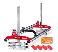 Zozen Mulino per motosega, segheria portatile: può essere assemblato in 3 dimensioni per un uso indipendente, adatto per barra di fresatura per planking da 35,6 a 91,4 cm, un sistema di guida