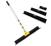 Zozen Set di lame per scrematura, 25,4 cm + 61 cm + 81,3 cm, con manico di estensione, include asta di prolunga regolabile + supporto angolare regolabile, agendo su