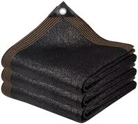 ZOZIJIU Rete Ombreggiante per Protezione Solare Rete Ombreggiante da Giardino con Occhielli Tenda Nera per Pergola Esterna Balcone Serra Spiaggia Patio Orto Aiuola Rialzata (3x10m)