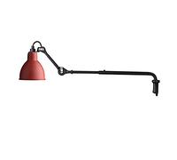 Zozmy Lampada da Parete Vintage Retrò E27 Braccio Lungo Industriale Orientabile Metallo Applique da Parete con Cavo Interruttore Spina UE Soggiorno Camera da Letto Caffè Club Luce di Lettura,Rosso