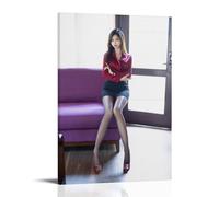 ZOZO HOUSE Dipinto lungo Girl Sitting on The Divano 60 x 90 cm