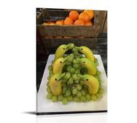 ZOZO HOUSE Dolphin Made of Bananas and Grapes - Dipinto 30 x 45 cm