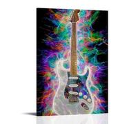 ZOZO HOUSE Musical Guitar Struck by Lightning, soggiorno, 08 x 12 pollici (20 x 30 cm)