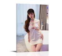 ZOZO HOUSE Poster Girl in Transparent Clothes Sitting on The Edge of The Bathtub 40 x 60 cm
