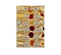 ZOZO HOUSE Poster Make Various Cake Recipes 20 x 30 pollici (50 x 75 cm)