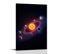 ZOZO HOUSE Quadro Orbits of Planets in The Universe, 50 x 75 cm