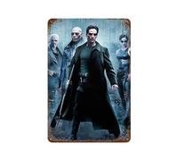 ZPAOWUFB The Matrix Poster No LogoWall Decor Art Metal Tin Poster Modern Bar Decorations30x20cm