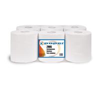 ZPAPER - 6 Rotoli Asciugamani - Pura Cellulosa, 2 Veli, Confezionati. Rotoloni Asciugatutto Asciugamano Multiuso