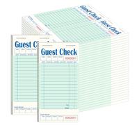 ZPARIK 60/3000 quaderni per gli ospiti per cameriere, libri di server verdi per cameriere, blocco note server per ristoranti