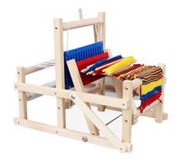 ZPBLWT Telaio for Tessitura da Tavolo in Legno, Kit di Telai Multiple e Tessitura Artigianale, Larghezza di Tessitura 15 cm, Iocattolo in Tessitura Fatti a Mano per Bambini Adulti Principianti