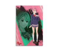 ZPEFGJUON Stampa artistica da parete su tela, motivo Dandadan Supernatural Files Aira Shiratori, poster decorativo moderno per la camera da letto, 30 x 45 cm