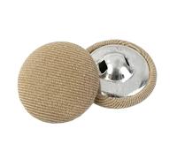 Zpengtai Bottoni 50 Pezzi 11-30 mm Lega Stoffa Coperta Bottoni for Abito Cappotto Decorativo Rotondo Gambo Bottoni Fai da Te Vestiti Cucito Fibbia Accessorio Cucito(NO13,25mm)