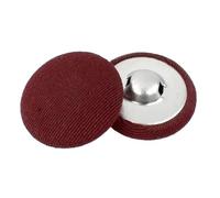 Zpengtai Bottoni 50 Pezzi 11-30 mm Lega Stoffa Coperta Bottoni for Abito Cappotto Decorativo Rotondo Gambo Bottoni Fai da Te Vestiti Cucito Fibbia Accessorio Cucito(NO1,20mm)