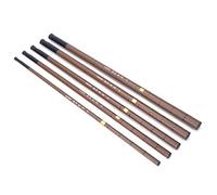 Zpengtai Canna da Pesca 1 PCS Resina epossidica Design di bambù simulato Bamboo Asta Pesca ad Alta intensità Fibra Carbonio telescopico Super Duro 2,7-6,3 m(3.6 m)