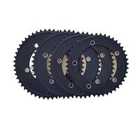 Zpengtai Corone per Bicicletta 1 PCS Fixed Gear Bicicletta Corona 130BCD Single Speed Anello della Catena Bici Pista Ruota di 44T 46T 48T 50T Bici(130BCD 50T)