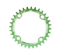 Zpengtai Corone per Bicicletta MTB. CrankSet 32T 34 Denti 3 6t 38 T 104 BCD Corona Rotonda Bici Piatto Bicicletta Ciclismo Corona Bici(34T,Green)