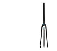 Zpengtai Forcella MTB Forcella Anteriore for Bici da Strada 700C in Fibra di Carbonio Completa Forma Conica Canale Spinale Freno A Disco Cilindrico 28,6 MM A Scatto Fisso 74 Mm
