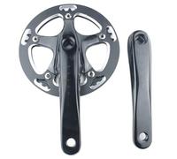 Zpengtai Guarnitura MTB Gear Bike Pieghevole GrulenkSet 170mm velocità Singola 42T Foro di Diamanti in Alluminio in a ingranaggio in Bicicletta Anello CRANKSET Alluminio