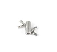Zpengtai Morsetti per Fune 2 Pezzi 304 Acciaio Inossidabile Corda Manuale Blocco di Fissaggio Fibbia a Farfalla for Clip Corda in Acciaio 1.5/2/3/4/5/6/8/10/12mm Morsetto(for 5mm Wire)