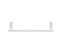 Zpengtai Porta Asciugamani Bagno Portasciugamani sopra la Porta, Asta Porta Stracci, portasciugamani, portasciugamani, portasciugamani Nero, portasciugamani da Cucina Parete(White,36.5x6cm)