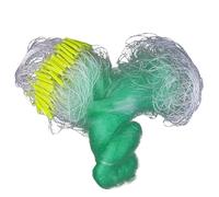Zpengtai Rete da Pesca Trappola for Rete da Pesca a Tre Strati con Galleggiante in plastica, Seta Verde, 1,5x40 m, cella Adesiva for la in Fiume, Stagno, 2 cm, 3, 4, 5, 6(1.5mx40m (Cell 6cm))