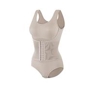 ZPFDSG Body Contenitivo Modellante Body Modellante da Donna con Cintura con Cerniera, Controllo della Pancia, Fasce Modellanti for la Vita(Beige,3XL)