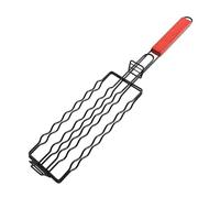 ZPFDSG Griglie per Barbecu Cestello for griglia in Acciaio Inox, utensile for Barbecue, Accessori for grigliate, griglia for Barbecue for Hot Dog, Verdure, Carne, Bistecca, gamberi, spiedini