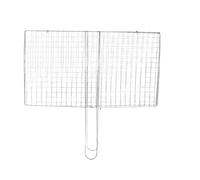 ZPFDSG Griglie per Barbecu Cestello for grigliate in Acciaio Inox Antiaderente for Barbecue, griglia for Pesce e Carne, Supporto for griglia for Verdure, bistecche, Picnic, Feste, Barbecue(S)