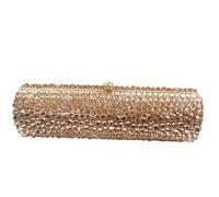 ZPFDSG Pochette Donna Borse da sera e pochette da donna in cristallo e diamanti, rosse, argento e oro, for cene formali, feste e balli di fine anno.(Dark Grey)