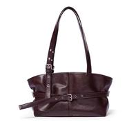 ZPFDSG Tote Bag Borsa a mano grande retrò Capaci, borsa da pendolare, con manico morbido, in pelle, un solo(Brown)